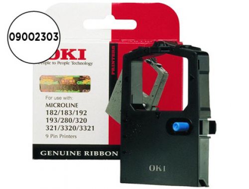 Fita impressora oki ml280/320/321/3320/3321 fita preto (3 milhoes de caracteres) , Oki , 38594 , 5031713351009